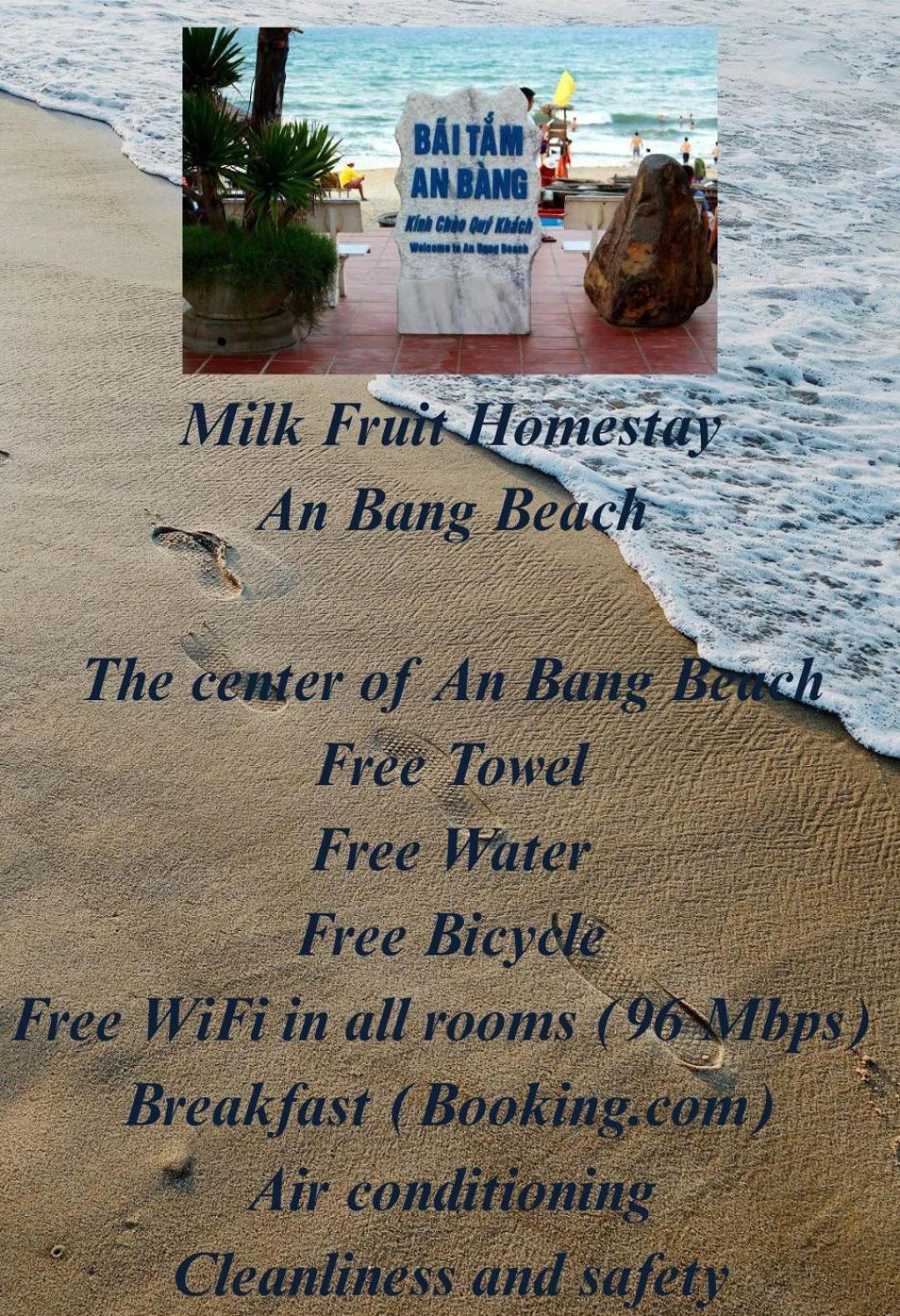 Milk Fruit Homestay - An Bang Beach ホイアン エクステリア 写真